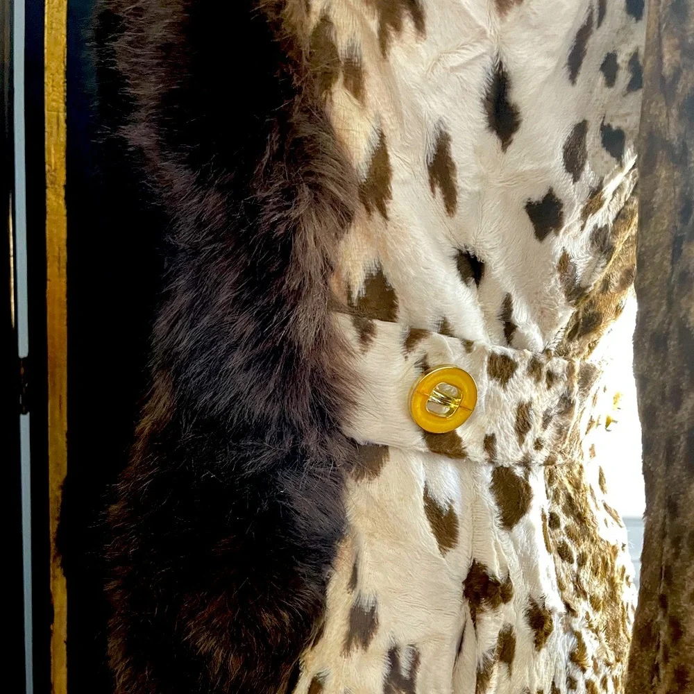 Vintage Mod leopard coat - Picture 4 of 5